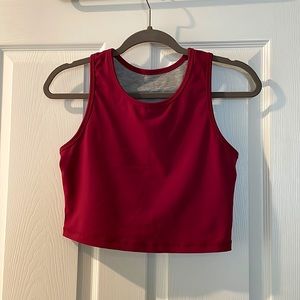 Workout sports bra top / crop top